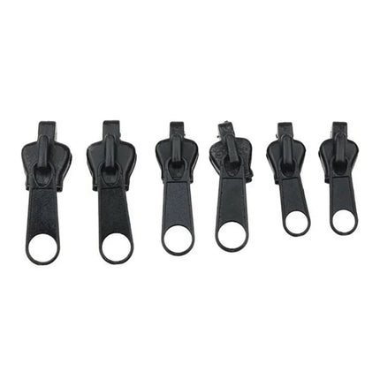 6Pcs New Instant Zipper Universal Instant Fix Zipper Repair Kit Replacement Zip Slider Teeth Rescue New Design for DIY Sewing