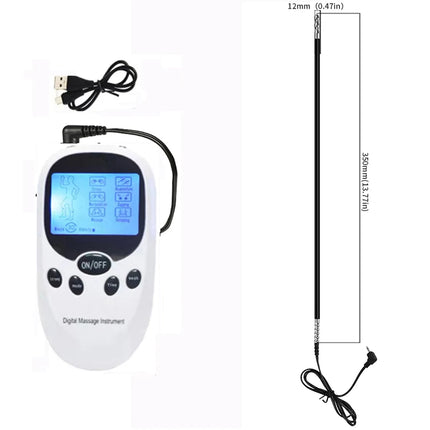 Electric Shock Soft Urethral Sound Dilators Penis Plug Beads Masturbator for Men Sexual Stimulating Toy for Gay Urethral Play