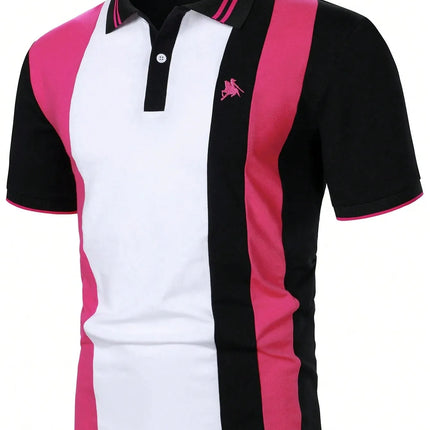The new men's POLO shirt for summer 2025 is breathable, lightweight, casual and fashionable with 3D printing