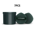 teardrop puff green