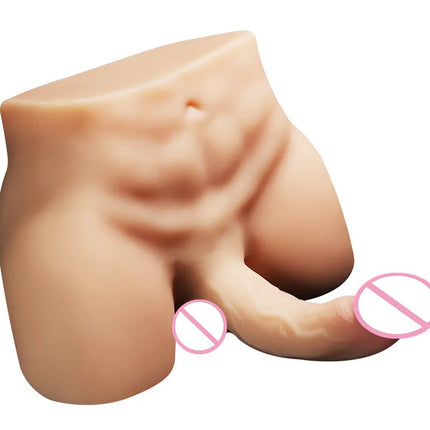 Female Masturbator Realistic Big Dildo Silicone 3D Men Torso Sex Doll Male Huge Penis Anal Pussy 18+ Adult Erotic Toys For Women