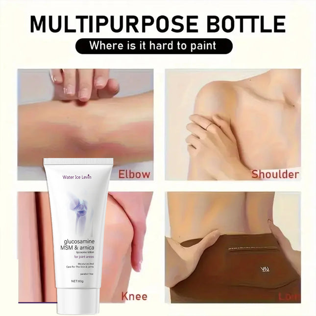 Glucosamine MSM & Arnica Joint Cream Liposome Lotion - Moisturizes, Nourishes & Protects Skin & Joints, Paraben-Free Formula.