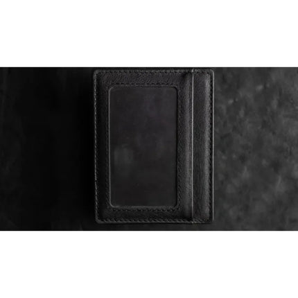 Shadow Wallet Leather By Dee Christopher Slim Minimalist Mentalism Prop Close-Up Magic Tricks Gimmick Magician Card Reveal Magia