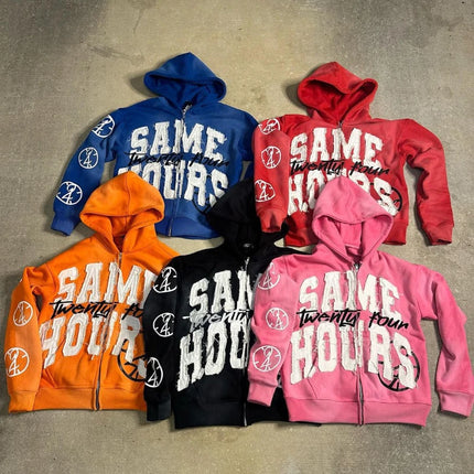 Y2K Hip Hop Fleece Hoodie / Hoodie Polaire Y2K Hip Hop