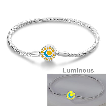 925 Sterling Silver Bracelets 17-20CM Original Leaf Clover Butterfly Heart Bracelet Fit DIY Charms Beads Fashion Women Jewelry