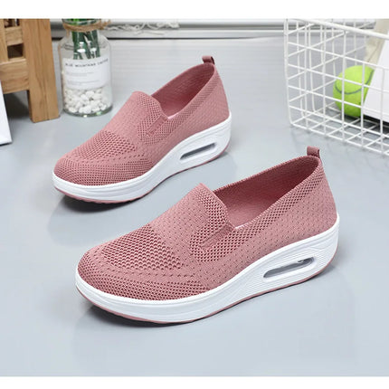 Sports Women's Spring Sneakers New Mesh Breathable Lightweight Casual Walking Women Shoes Breathable Shoes Zapatos De Mujer