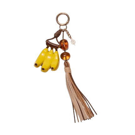 Mini Alloy Material Rope Keyring Cute Elegant Resin Fruit Shape Keychain Red Tomato Heart Bag Pendant Charms School