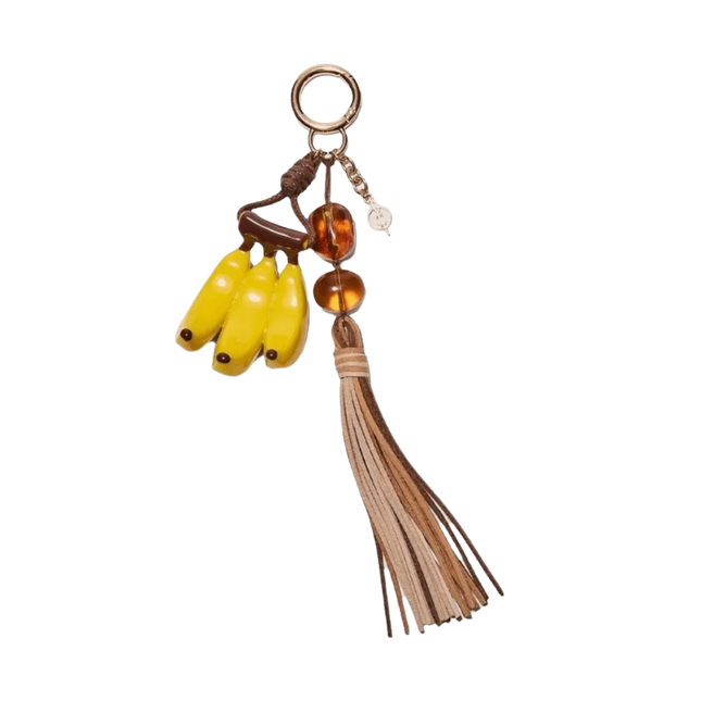Mini Alloy Material Rope Keyring Cute Elegant Resin Fruit Shape Keychain Red Tomato Heart Bag Pendant Charms School