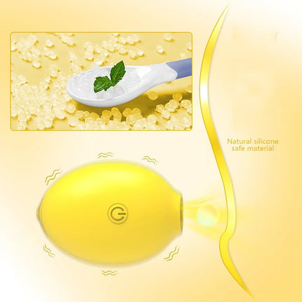 Vacuum Sucking Vibrator Lemon Sex Toys for Women Suction Clitoris Stimulator 10 Power Female Oral Nipple Clit Vibrating Sucker