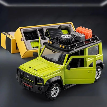 CCA 1:32 Suzuki Jimny Assembly Edition alloy diecast model off road vehicle toy kids gift collection car ornament trendy display