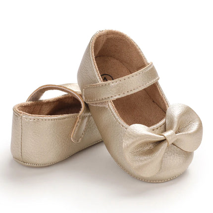Baby Girl Casual and Comfortable Solid Color Mary Jane Shoes Lightweight and Non Slip Spring and Autumn Walking Shoes