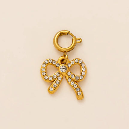 Stainless steel 18K gold-plated pendant jewelry DIY necklace bracelet making twelve zodiac cloud star retro jewelry accessories