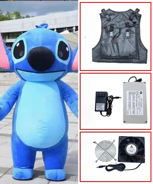 Stith Cosplay Costumes Inflatable Costume Cute Mascot Crystal Super Soft Fabric Shopping Mall Comic Exhibition Doll Clothing Toy