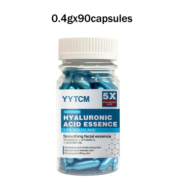 Hyaluronic acid deep moisturizing capsule essence, deep moisturizing and brightening skin essence 18/30/48/60/90/180capsules