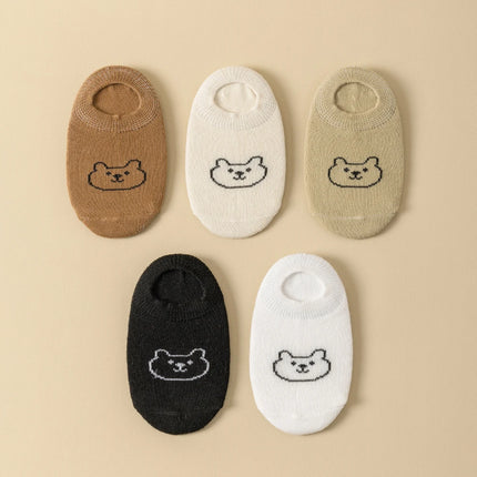 5pairs Baby Socks Low-cut Cute for Toddler Baby Boy& Girl Ankle Socks Children Solid Color