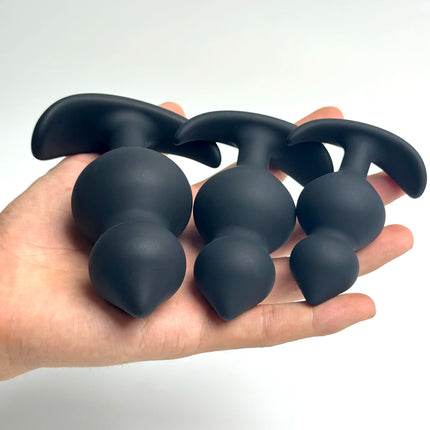 Anal Plug with Steel Balls Butt Plug Anal Beads Fetish Men Prostate Massager Sex Toys for Women Men Anal Dilator