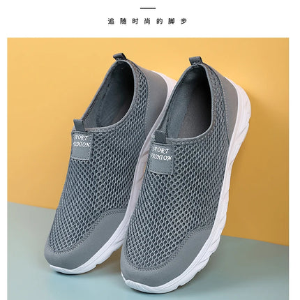 YRZL New Running Shoes for Men Breathable Sports Shoes Light Weight Fashion Summer Breathable Sneakers for Men Plus Size 39-46