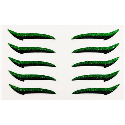 5/6Pair Glitter Eyeliner Sticker Set Waterproof Reusable Self-adhesive Eyelid Sticker DoubleLine Eyelid Patch Face Makeup Beauty