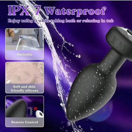Anal Plug Adult Sex Toy And Games For Men Women,Wireless Remote Control 10 Frequency Vibration,Small Butt Plug For Female Male Prostate Massage Vibrating Anal Sex Toys For Men And Couple