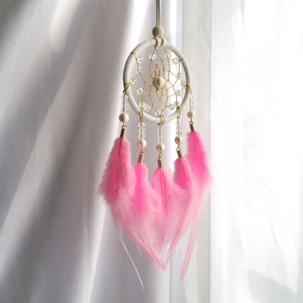 Feather Wind Chime Pendant Car Pendant Outdoor Garden Decoration Sun Catcher Bedroom Art Decoration Holiday Party Home Decor