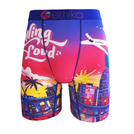 ETHIKA 1Pcs Men Underwear Boxers Breathable Mesh Crotch Man Underpants Plus Size L-3XL Mens Panties Printed Men's Boxers Briefs