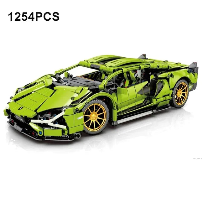1355PCS Technical Super Speed Sport Car Building Blocks Assemble Bricks Racing Vehicle Toys Gifts For Adult Friend