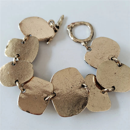 2025 New Indian Ethnic Vintage Bracelet Women Fashion Boho Statement Charm Metal Hollow Links Resin Stone Bracelets Jewelry