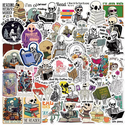 10/50/100pcs Mix Kindle Smut Bookish Dark Romance Reading Book Stickers Aesthetic DIY Scrapbooking Notebook Laptop Phone Sticker