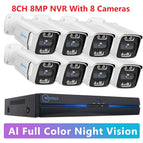 8CH 8MP With 8 Cam / spain / 4T