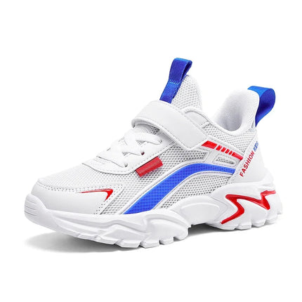 Lightweight Children's Black Sneakers Breathable Mesh for Boys Casual Walking Shoes Non-slip Kid Girls' School Running Shoes