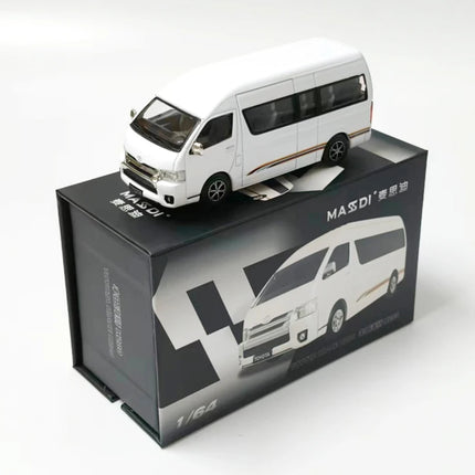 MASSDI Diecast 1:64 Scale HIACE H200 Car Alloy Simulation Car Model Adult Classic Hobby Colletcion Souvenir Display Holiday Gift