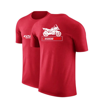 2023 New Men Motorcycle R 650 800 1150 1200 GS Adventure T-shirt Regular Short Sleeve Positioning Printing O Neck Tee Tops