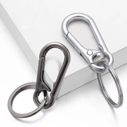 Metal Keychain Kits Metal Key Ring with Jump Rings/Lobster Clasp/Screw Pins Connector Accessories for DIY Jewelry Making