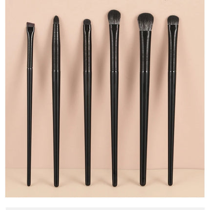 Natural Eye Makeup Brushes Set Eyeshadow Brush Eyebrow Contour Eyeliner Brush Women Eyes Cosmetic Blending Detail Make Up Tools