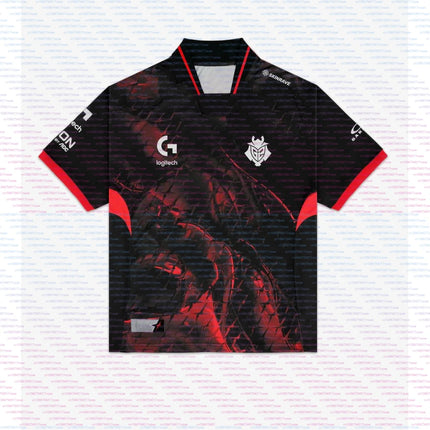 Esports G2 Club 2025 Uniform VCT Player Training Jersey Fans Tops T Men Women Breathable V-neck T-shirt Casual Short Sleeve