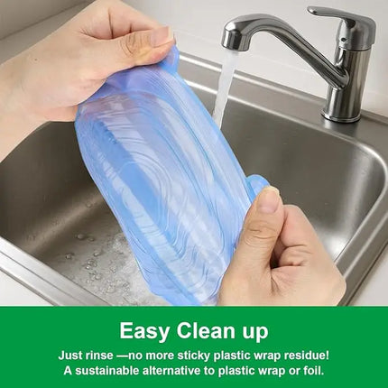 6-24Pcs Food silicone lid Silicone Stretch Lids Reusable Silicone Food Bowl Covers rectangular sealed bowl lid for Food Storage