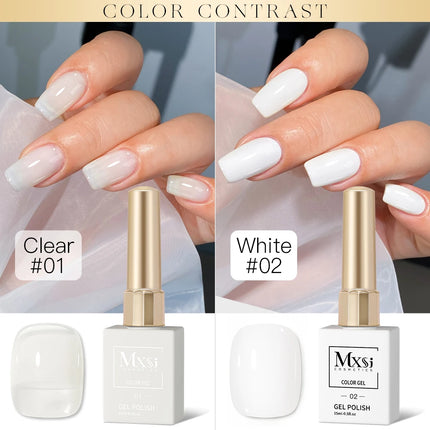 Mxsi Nails Polish 60 Colors Semi Permanent Nail Polish 15ml UV Lamp Nail Polish Hybrid Nail Art Salon Varnish Not Set