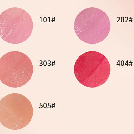 Monochrome Liquid Blusher Lightweight Color Rendering Natural Brighten Matte Rouge Blush Waterproof Facial Contouring Cosmetics