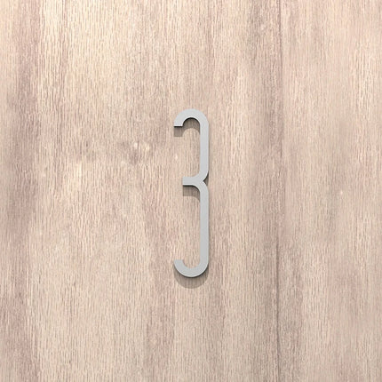 On The Door Extra Apartment Floating Exterior House Metal Building 3D Digits Number Art Nordic Home Decor Wall Sticker Acrylic