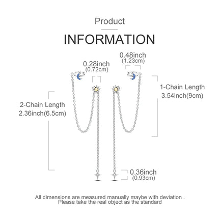 Original 925 Sterling Silver Tassel Earrings Women 2025 Zircon Ear Studs Sparkling Pave Hoop Earring Anniversary Jewelry Gift