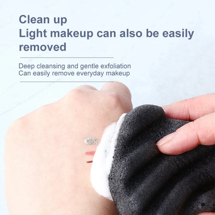 Clearance_Brainbow Face Washing Sponge Konjac Wash Face Puff Large Foaming Deep Cleansing Horny Belt Lanyard Makeup Cleansing Pu