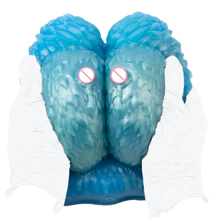 ELKKOST Fantasy Silicone Breast Shape Male Masturbator Pocket Pussy Toy Realistic Skin Touch Vaginal Channel Adult Sex Toys