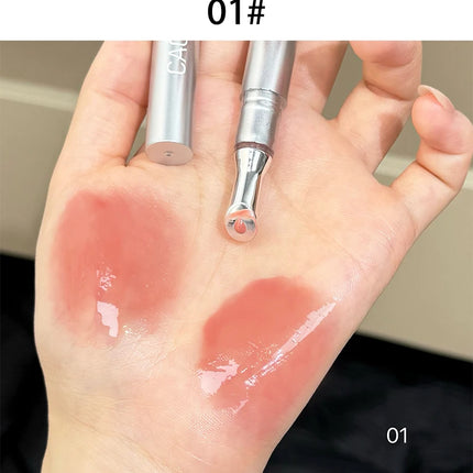 CACE Mirror Watery Crystal Jelly Lipgloss Lasting Moisturizing Lipstick Clear Lip Gloss Glass Lip Glaze Cosmetics Lip Stain Tint
