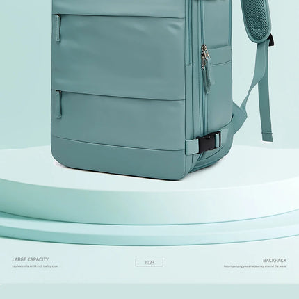 Women Laptop Backpack 15.6inch Teenage girl USB charging school Backpack Independent Shoe bag travel Backpack outdoor Backpack
