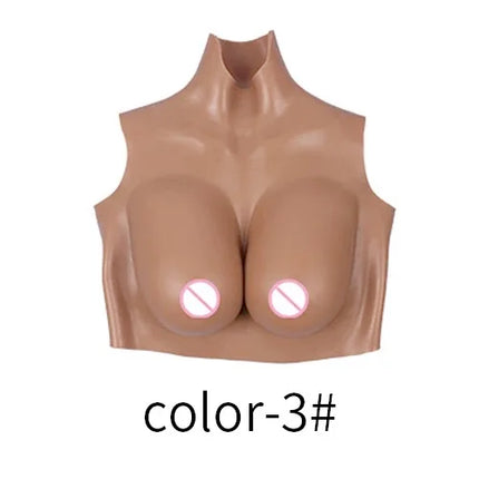 Eyung Huge Fake Breast Forms Fake Boobs Realistic Silicone for Crossdressers Drag Queen Shemale Crossdressing Breastplates Boobs