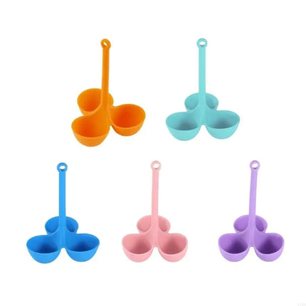 3/5 Holes Silicone Egg Cooker High Temperature Resistant Steamed Egg Tray Food Grade Complementary Food Make Kitchen Tools