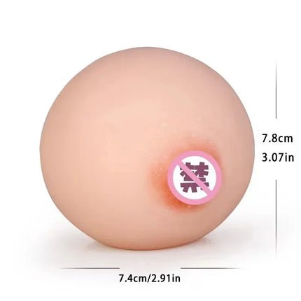 2025 New Artificial Chest Insertable Fake Silicone Breast Tools Men Masturbator Boobs Sex Toys For Men Adult Products