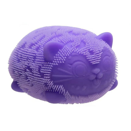 Hot Needoh Fuzz Ball Cat Stress Relieving Puzzle Toys Malt Sugar Squishy Stress Relief Slow Rebound Anti-Anxiety Squeeze Toy