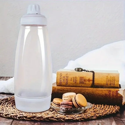 1000ml Hand Cranked Batter Mixer Bottle with Scale Batter Dispenser Pancake with Whisk Ball Baked Goods Easy-Squeeze Design 2026
