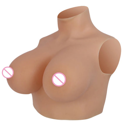 Eyung Huge Fake Breast Forms Fake Boobs Realistic Silicone for Crossdressers Drag Queen Shemale Crossdressing Breastplates Boobs